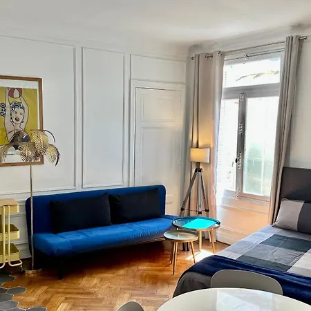 דירה Negresco Blue With Ac Promenade Des ניס